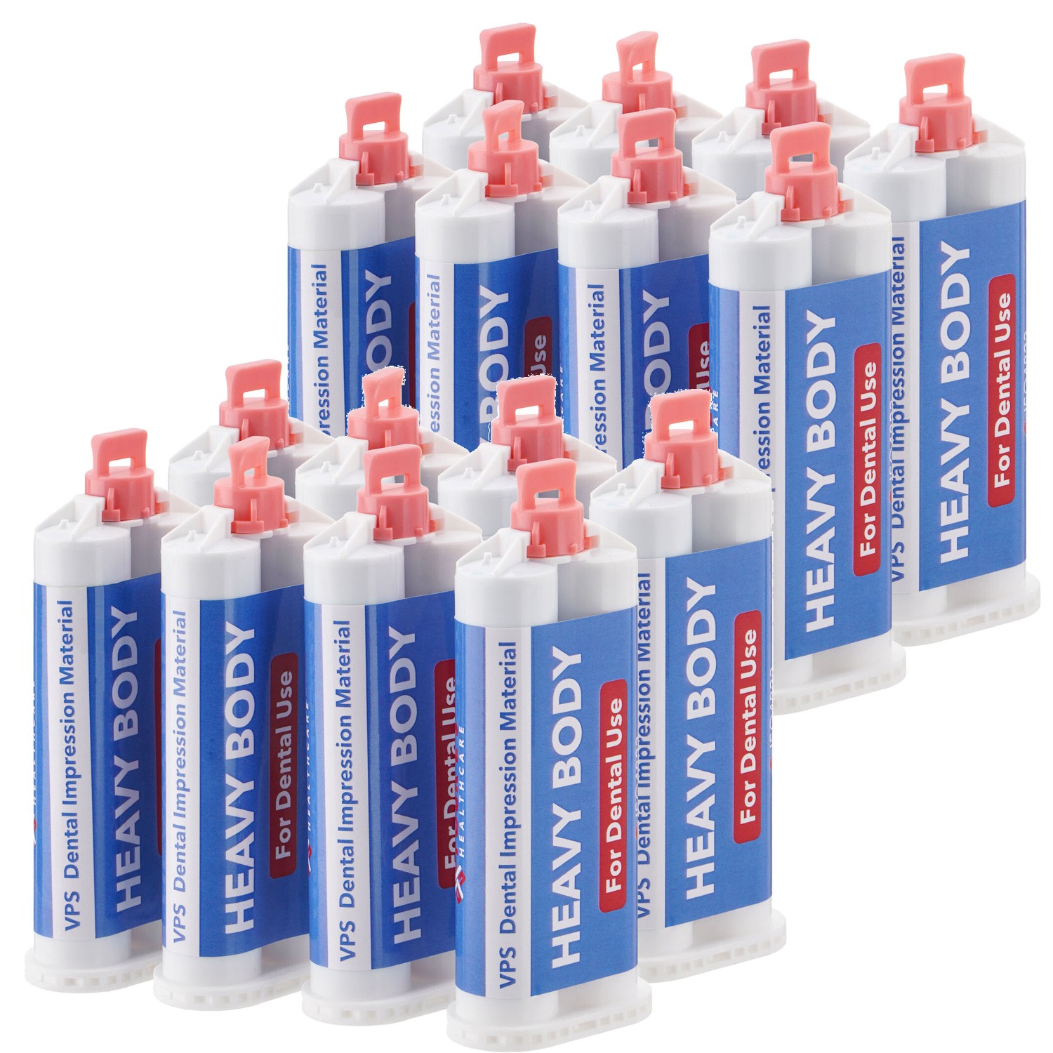 24Pcs Heavy Body Fast Rapid Set Impression Material 50mL Cartridges VPS PVS US