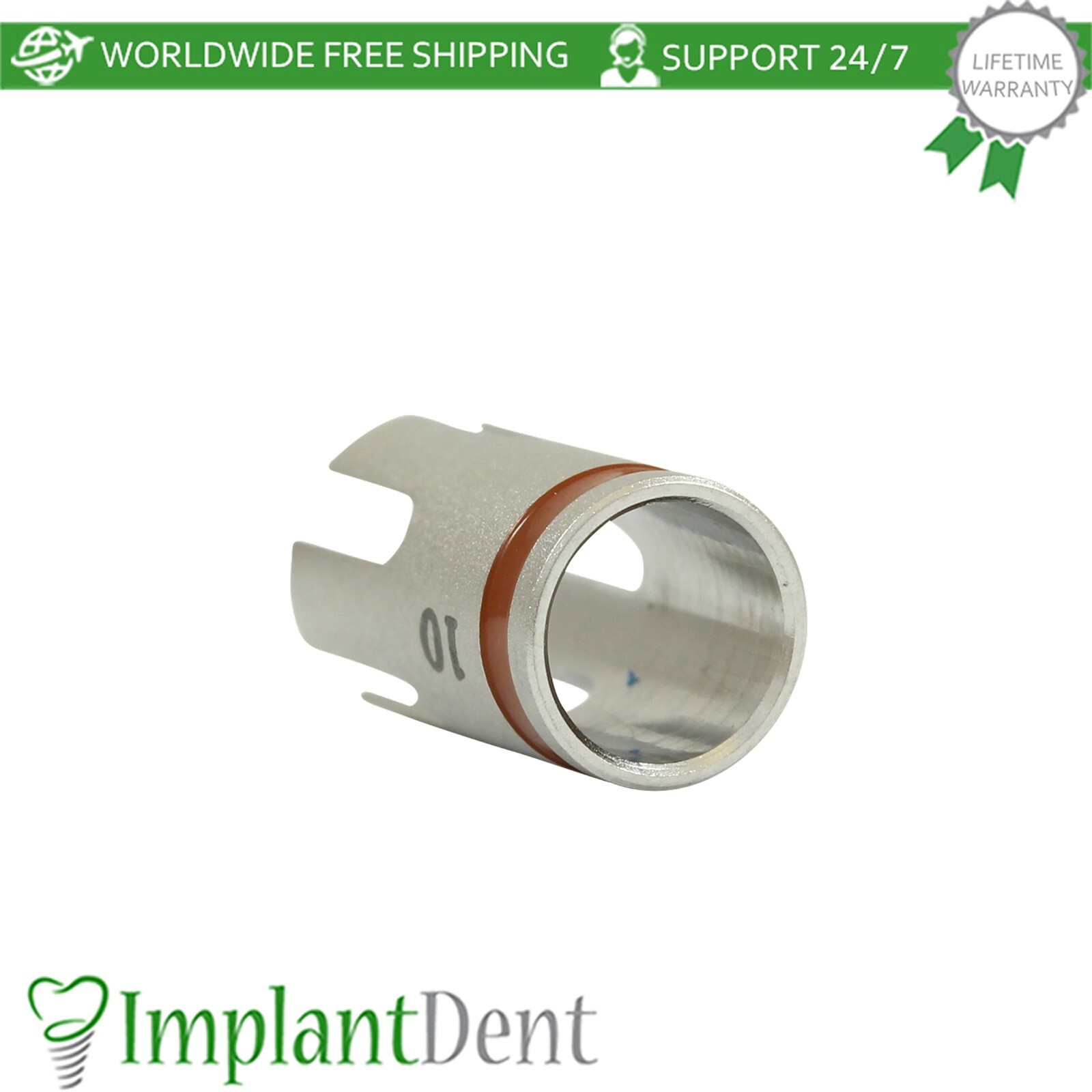 Dental Drill Stopper 5.2mm – Black Stainless Steel Dentistry Tool