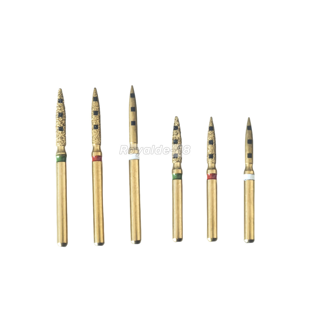 Dental BOPT Preperation Burs Vertical Diamond FG7906 Oriented Technique 6pcs/kit