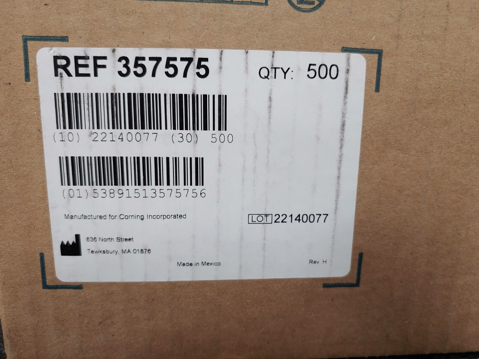 CORNIG FALCON 357575 Polyethylene 3 mL Transfer Pipet with Graduation 500/Box