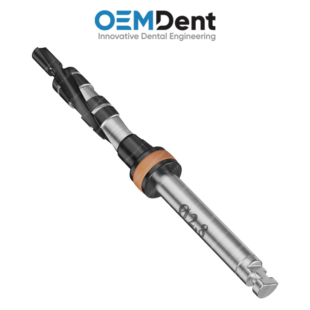 Carbon DLC Step Drills 16mm Universal Instrument Tool Dental Fixtures Placement