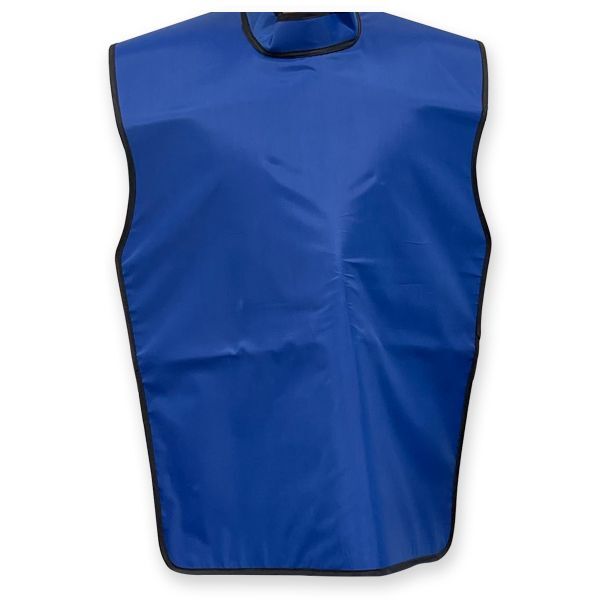 MN Health Adult X-Ray Apron with Collar – Blue, 0.35mm Lead