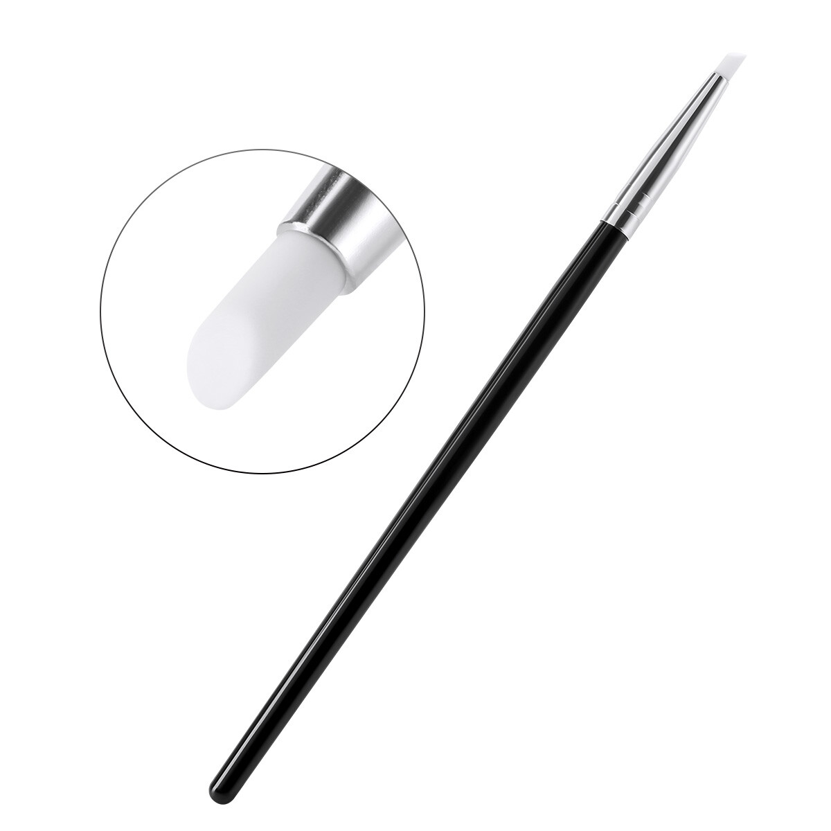 5 Pcs/Kit Dental Composite Silicone Brush Pen Resin Veneer Cement Porcelain Nib