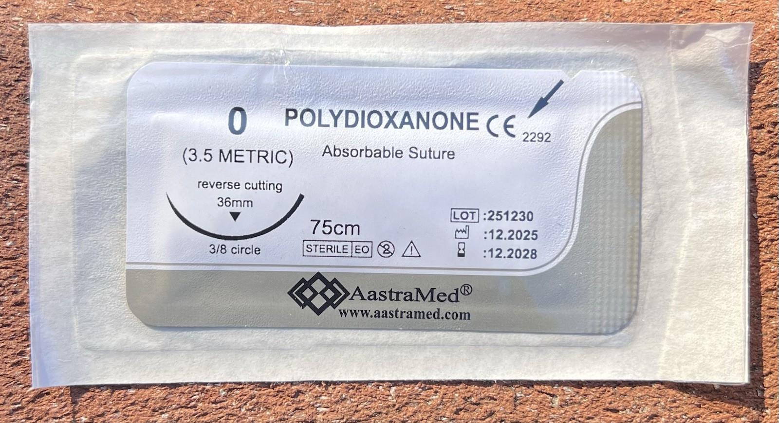 0/0 PDS/PDO 24/Box Veterinary Dental Surgical Suture Polydioxanone $2.54 Each