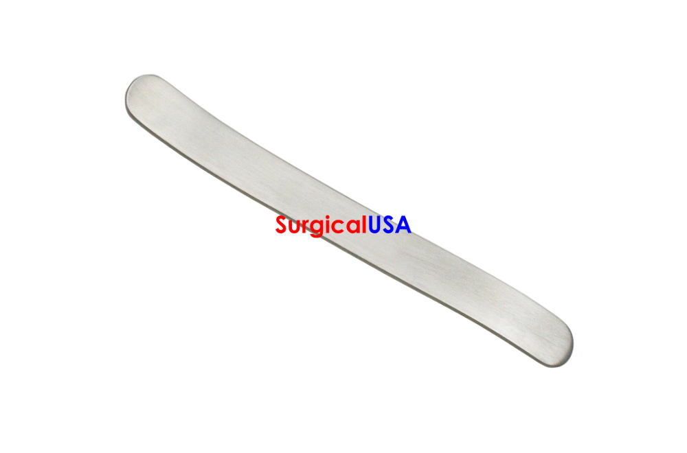 Pack of 2 Tongue Depressor 6″ Double End 22mm wide Flexible Stailess Steel