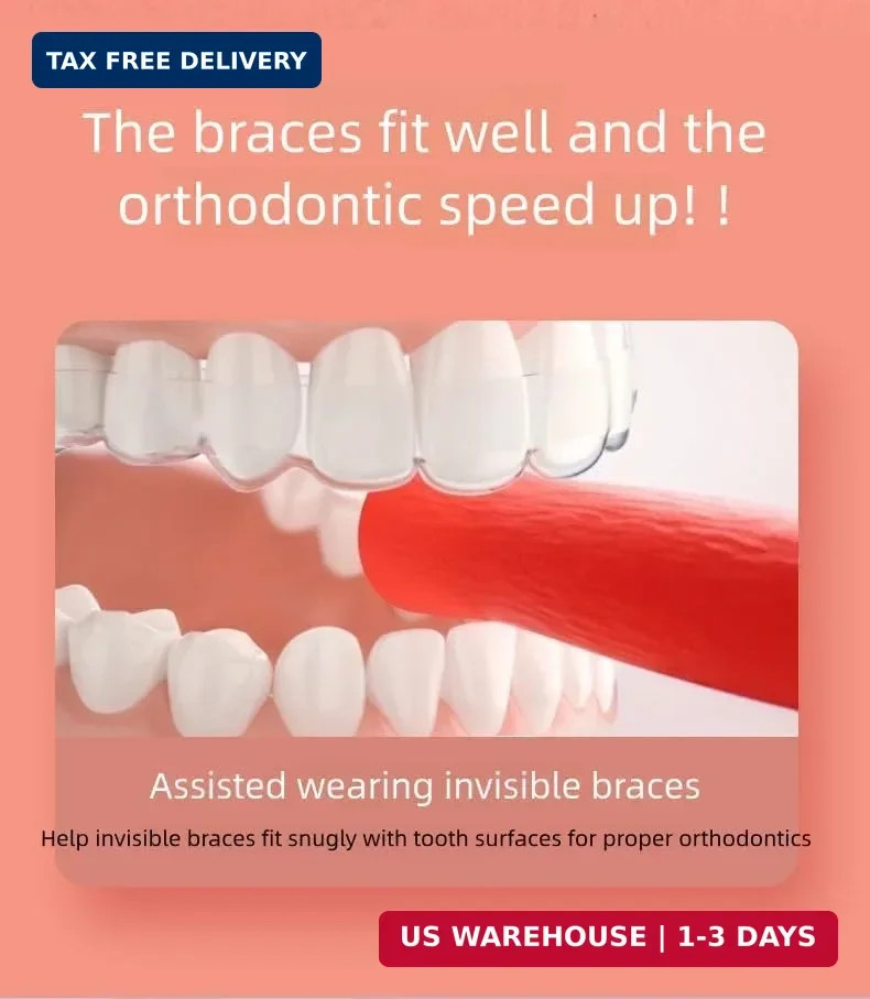 YANDY Dental Aligner Chewies, 6-Pack Silicone Orthodontic Chompers Aligner Trays
