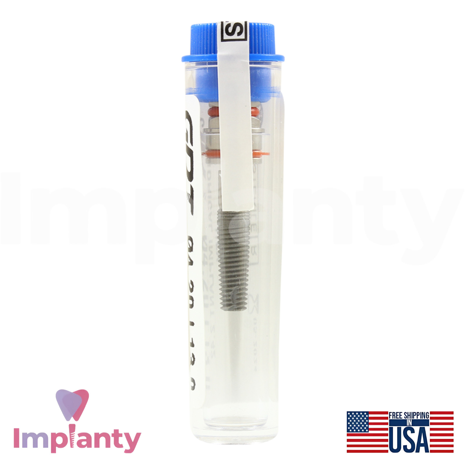 GDT CFI Int Hex 2.42mm Connection Dental Cylindrical Fixture Titanium Set