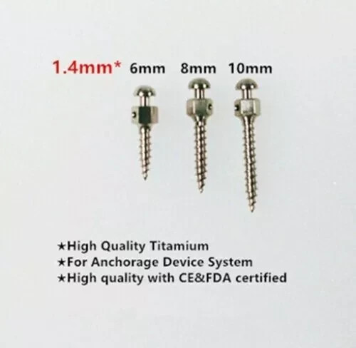 15 Sizes Dental Orthodontic Screws Micro Implants Mini Screw Self-Drilling New