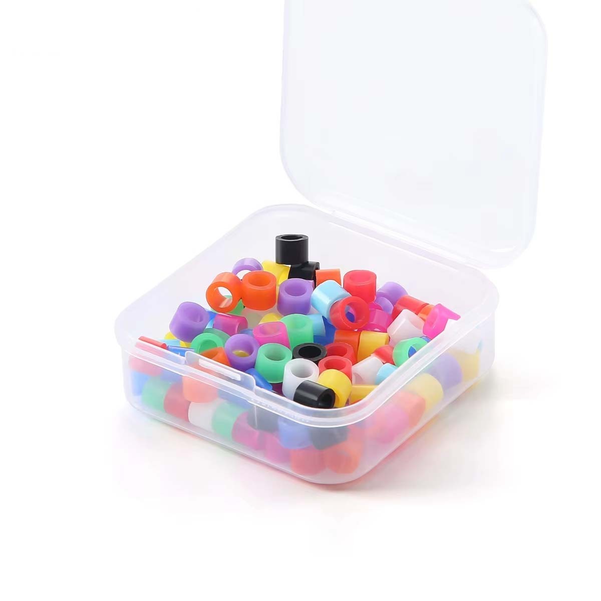 200Pcs Dental Hygienist Instrument Silicone Color Code Rings Autoclavable S+L