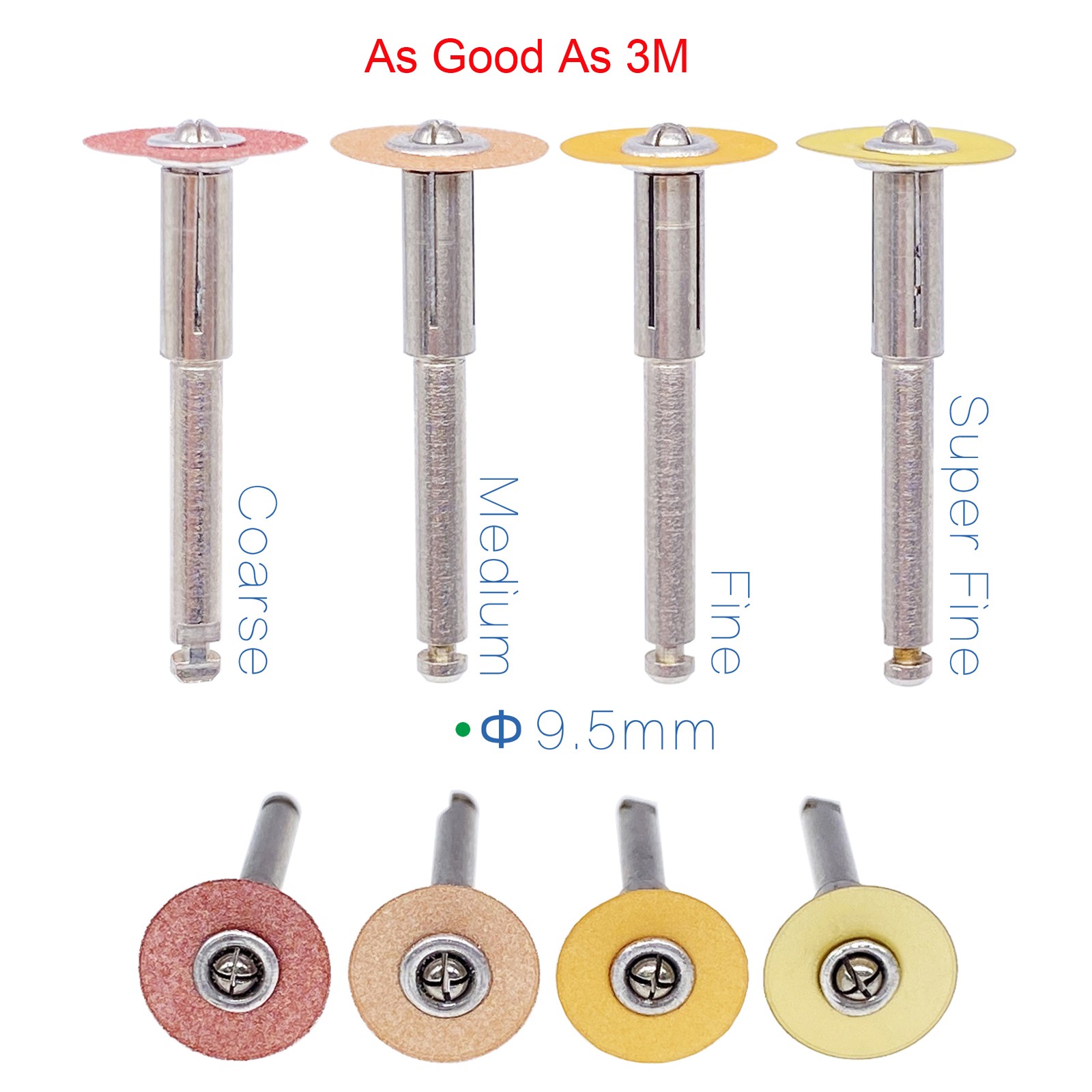 Dental Sof-Lex Soflex Contouring & Polishing All Sizes Pop-On Discs 3/8″ 9.5mm