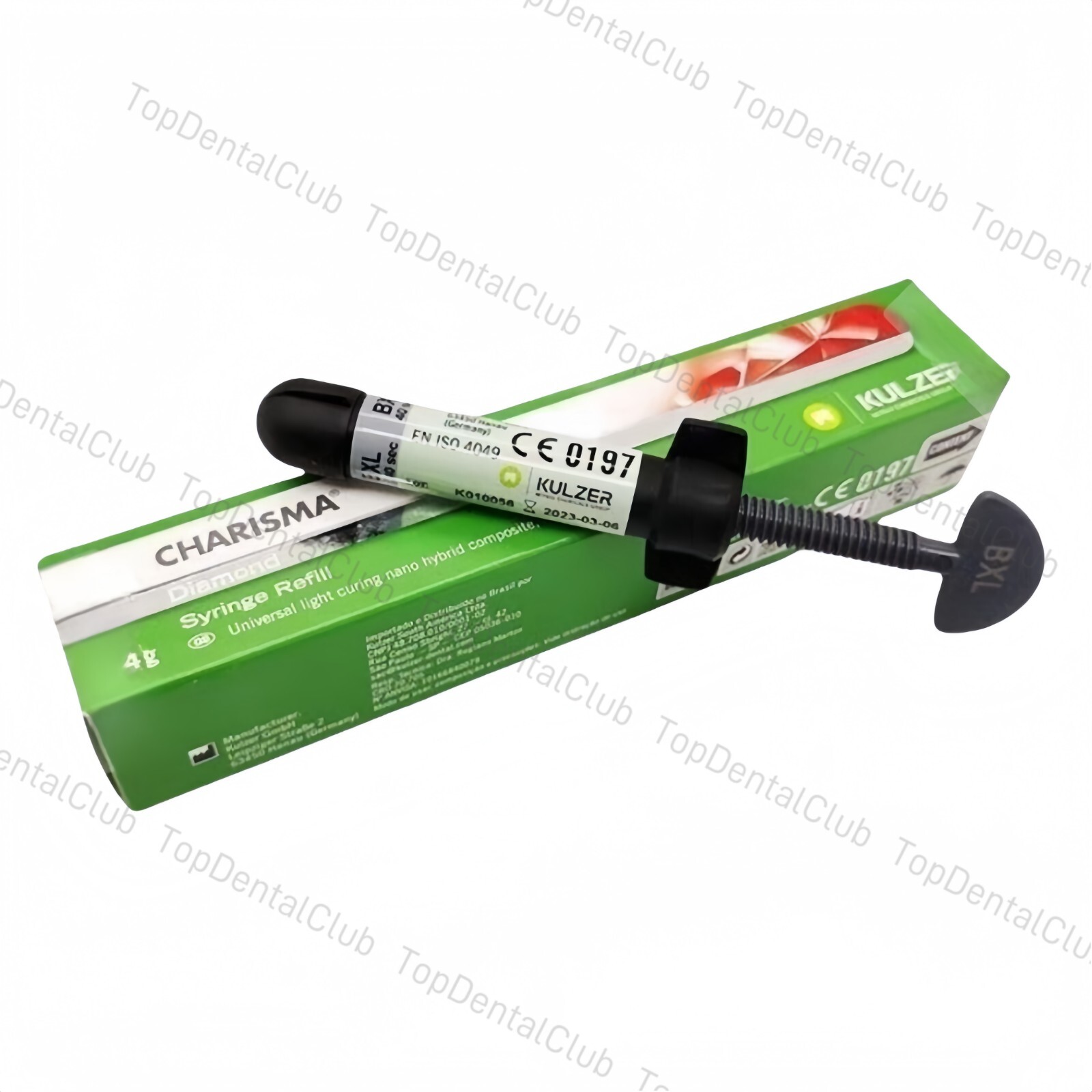 BXL Dental Charisma Composite Syringe Light Cure Resin Tooth Filling Material