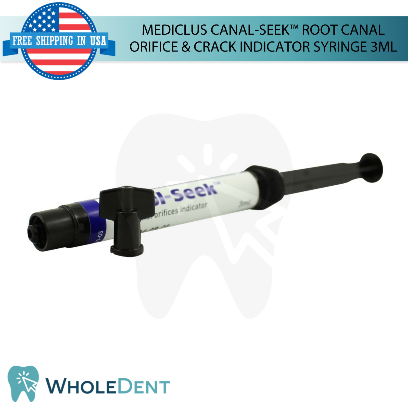 Dental Canal-Seek™ Ro0t Canal 0rifice Crack Indicator 3ml Syr!nge Endo Lab