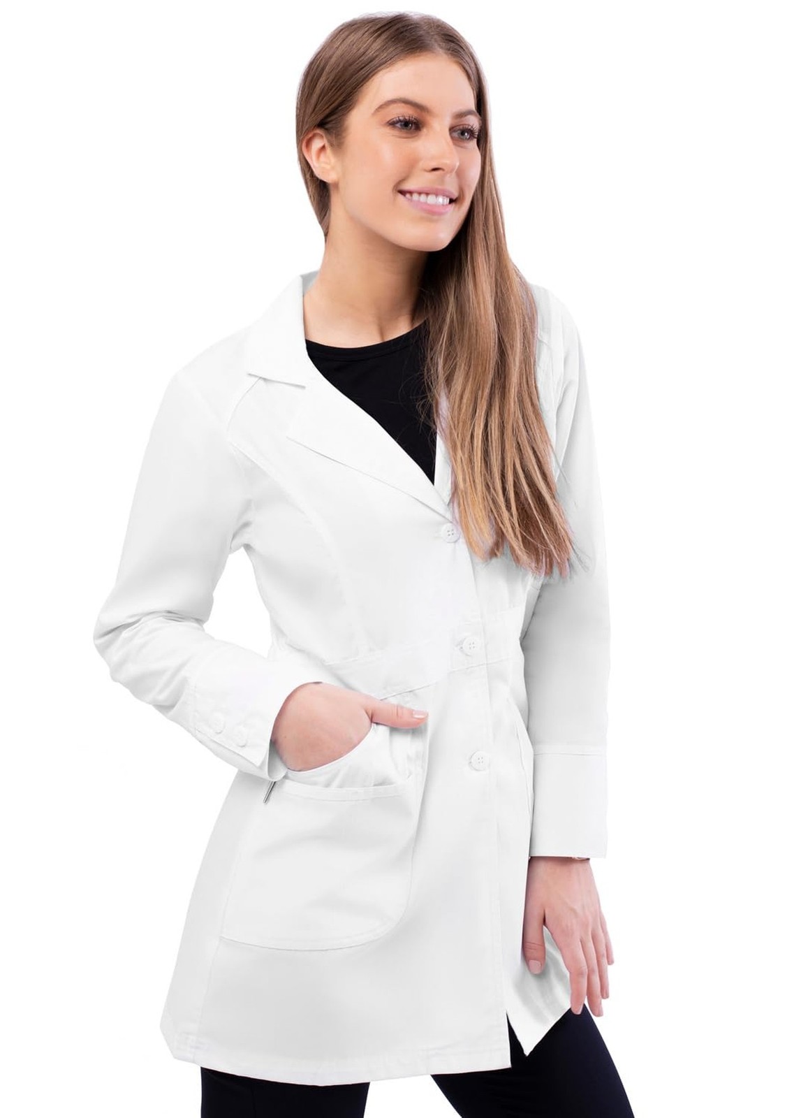 Adar Universal Lab Coats for Women – Perfection 32″ Lab Coat Large White
