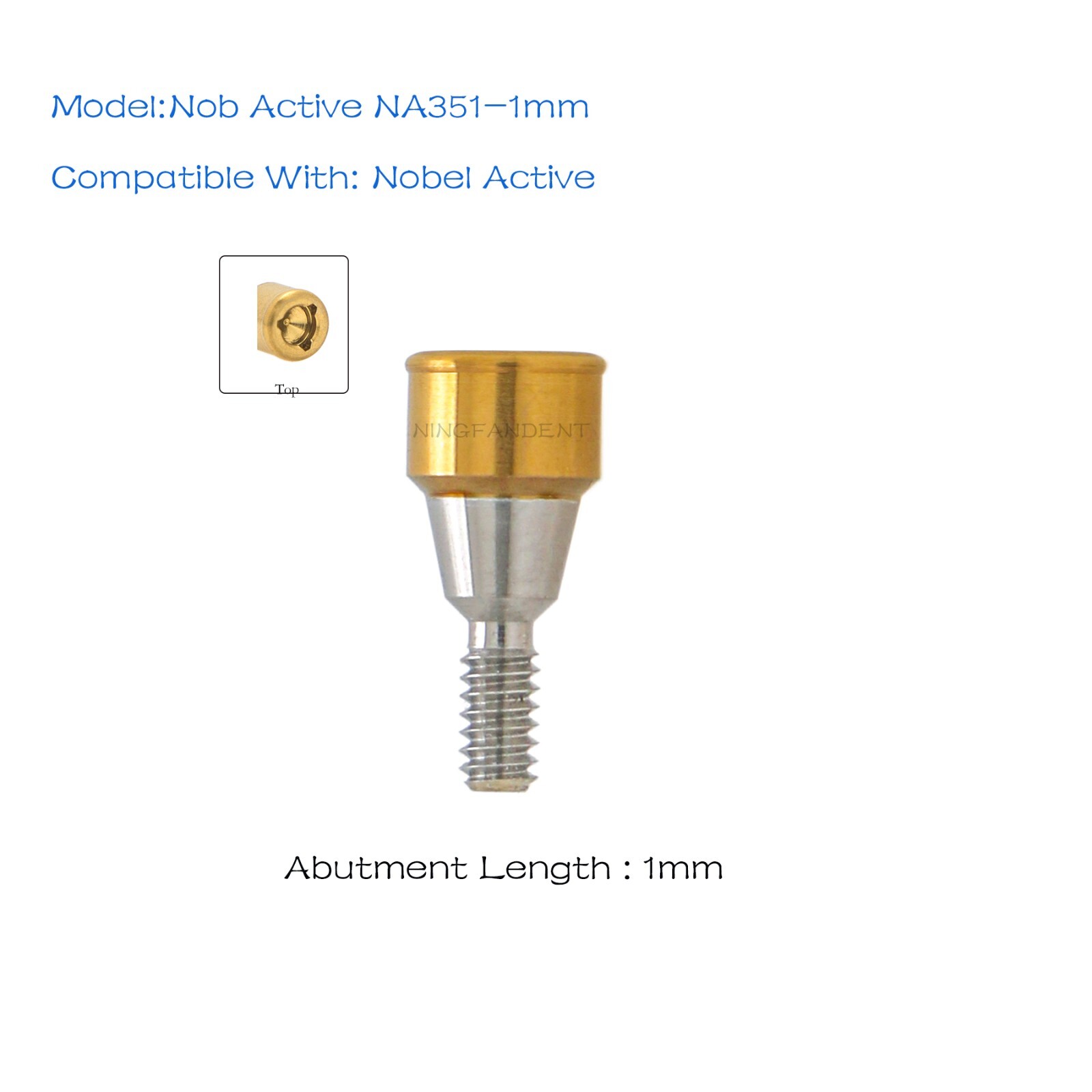 For Nobel active Implant Locator Abutment Screw 3.5mm NP
