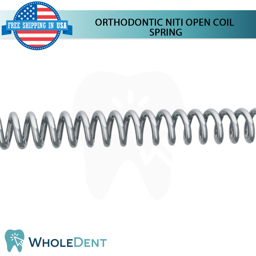 Orthodontic Dental NiTi Open Coil Spring 178mm X3 Sticks .010″x.030″ Morelli