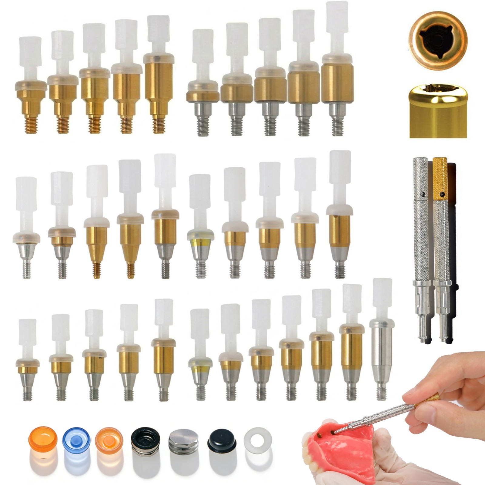 US ZEST Locator Abutment Fits Hiossen Osstem DIO UF Zimmer TSV Nobel Attachment