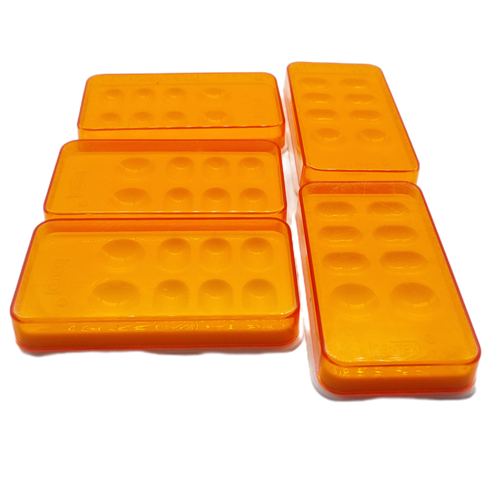 5Pcs Dental Composite Resin For Mixing Type Orange Cover Anti-light Orange Box