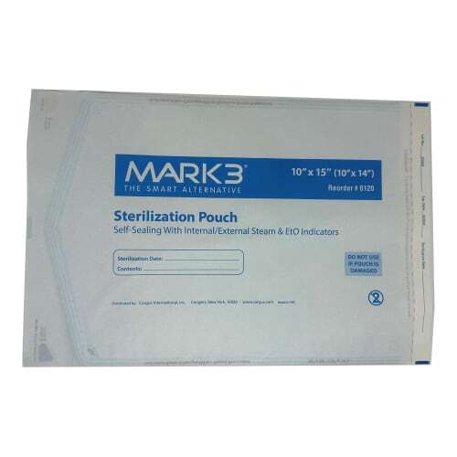 MARK3 Self-Sealing Sterilization Pouch, 10″ x 14″, 200/Box