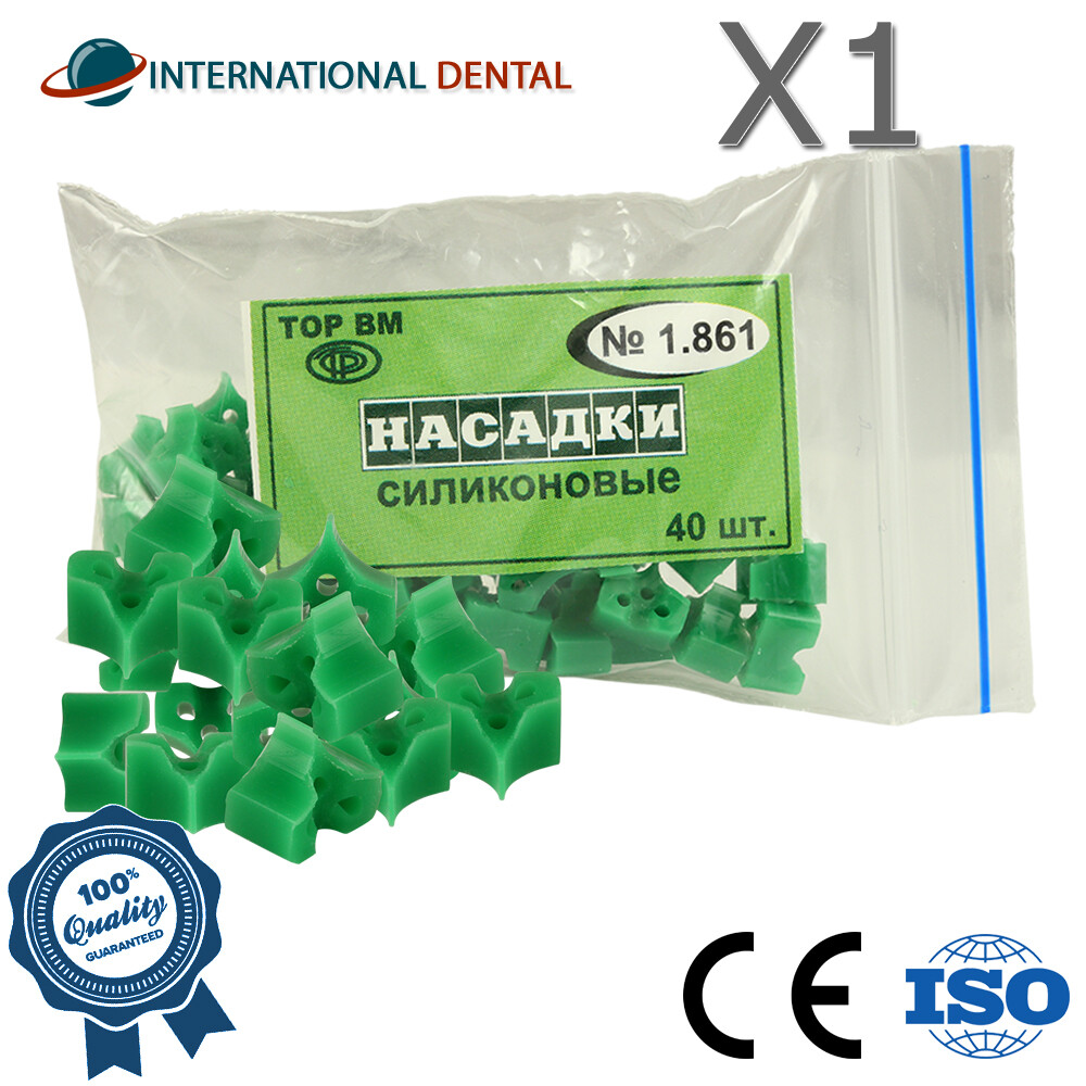 Dental Restoration Add-On Silicone Wedges Matrices Matrix Installation 40pcs
