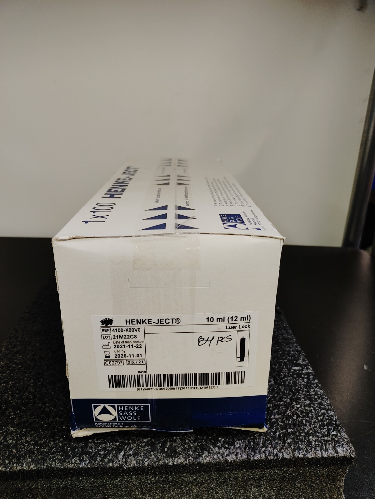 HENKE SASS WOLF 4100-X00V0 84pc HENKE JECT 10ml 12ml Luer Lock 2026-11-01