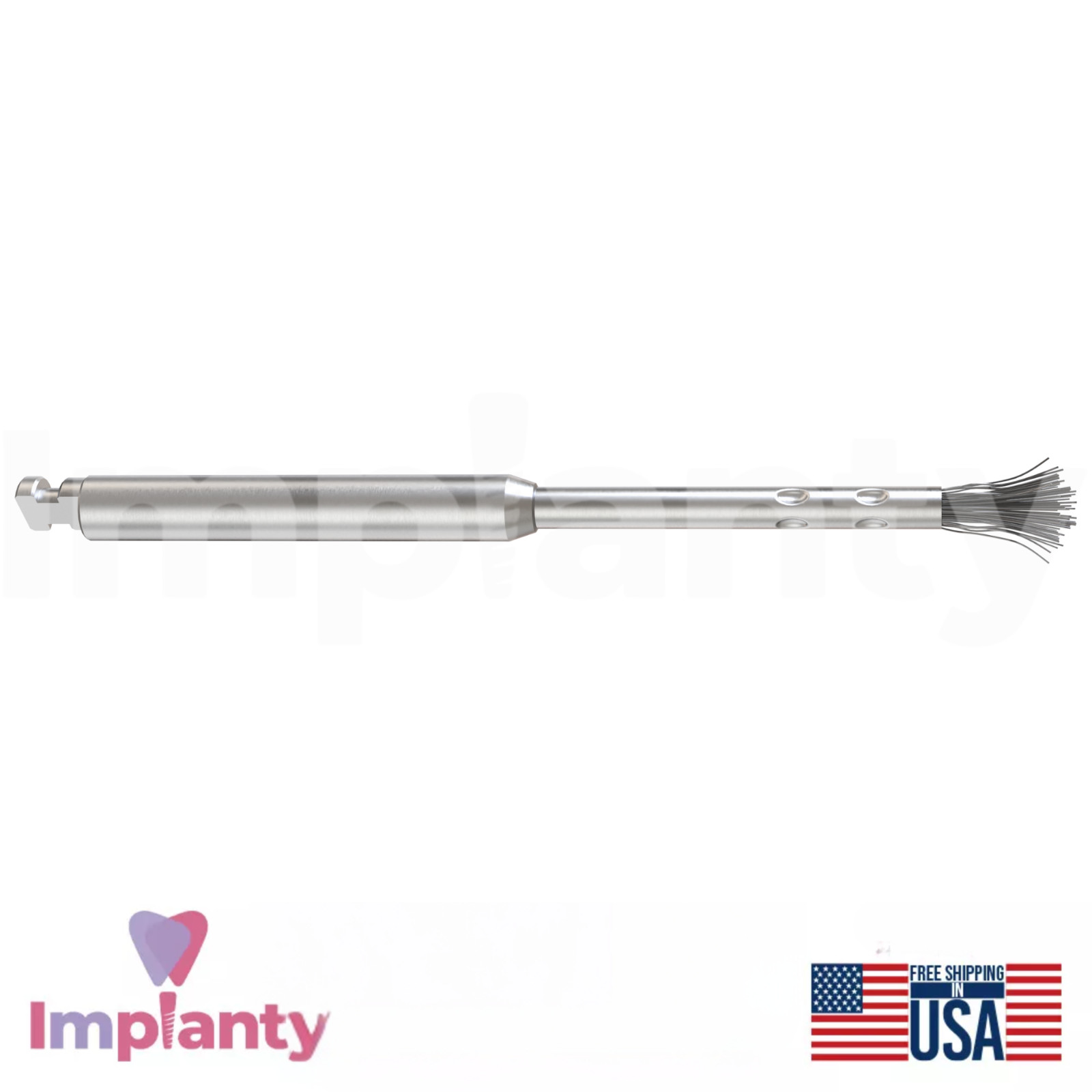 5x GDT Dental Fixture Surface Cleaning Brush With NiTi Bristles Dentistry Tool