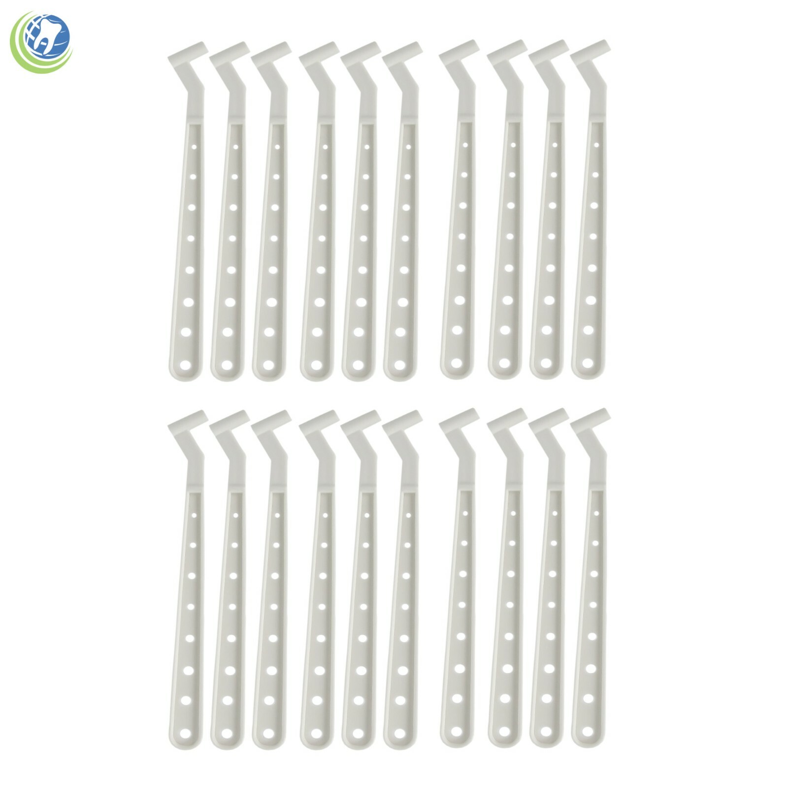 20X Dental Brush Tips Handle for Composites Bondings Etching Varnish Pit Fissure