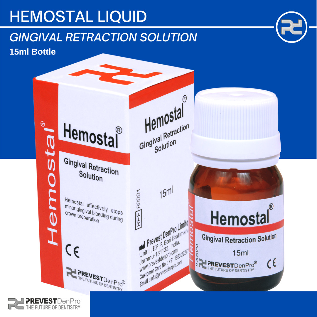 Prevest Hemostal Gel 25 Per Cent Aluminium Chloride Hemostatic Agent Dental Care