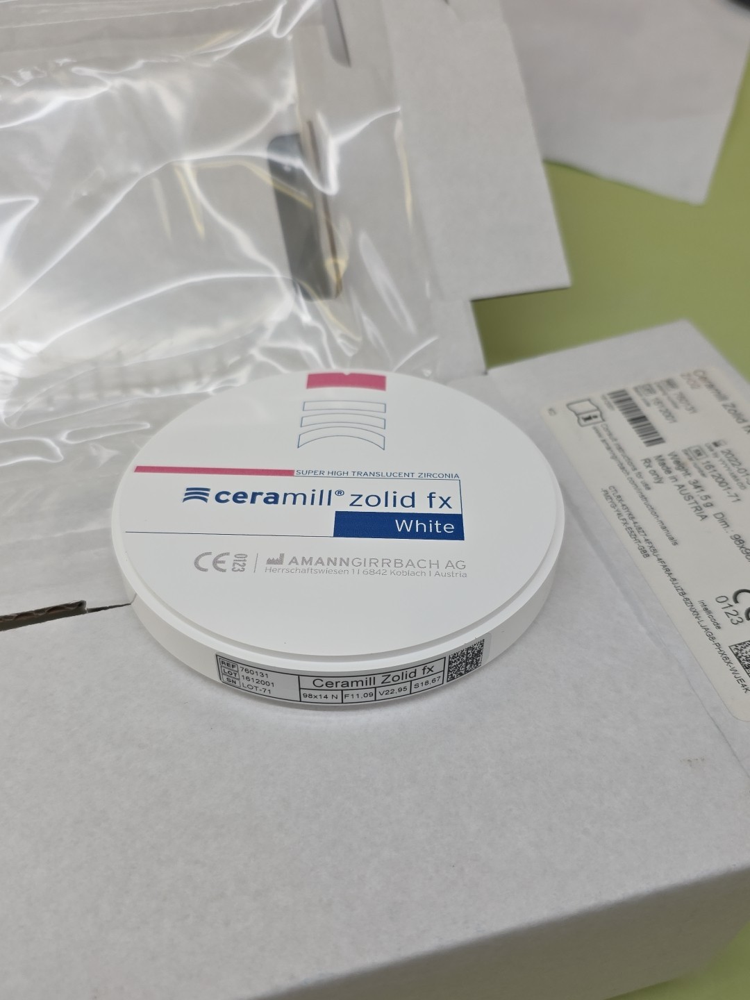 AMANN GIRRBACH -Ceramill Zolid fx 98×14