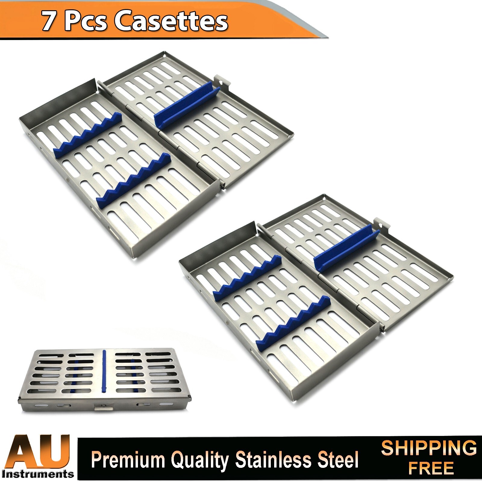 Surgical Dental Instruments Cassette Tray Sterilization Box Medical