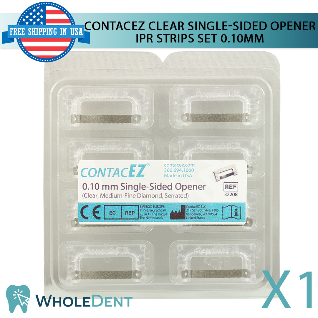 ContacEZ Clear Opener IPR Plus 8 Strips Orthodontic Interproximal Reduction