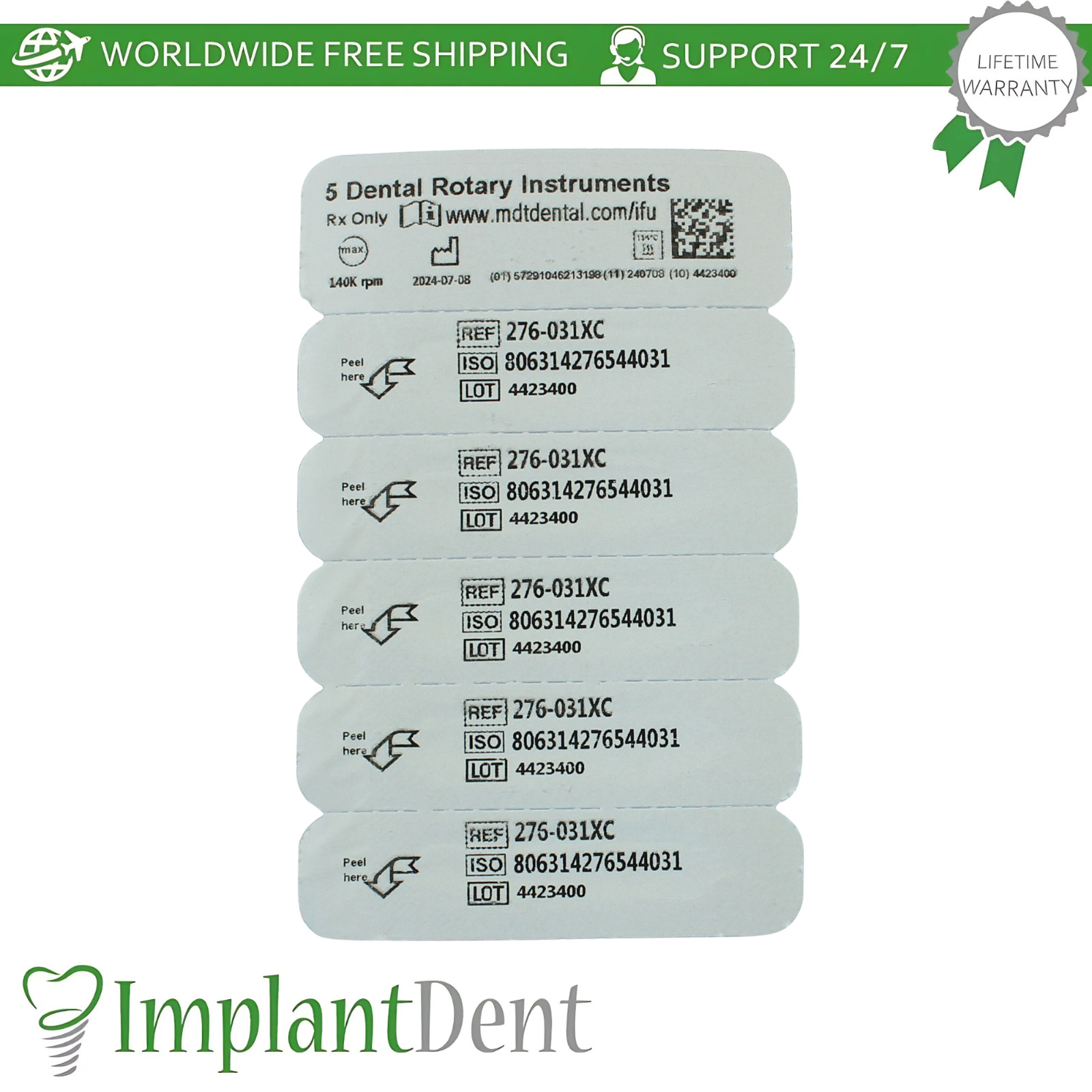 Dental MDT Football FG Diamond Burs 276 Contouring Shaping Restorative Materials