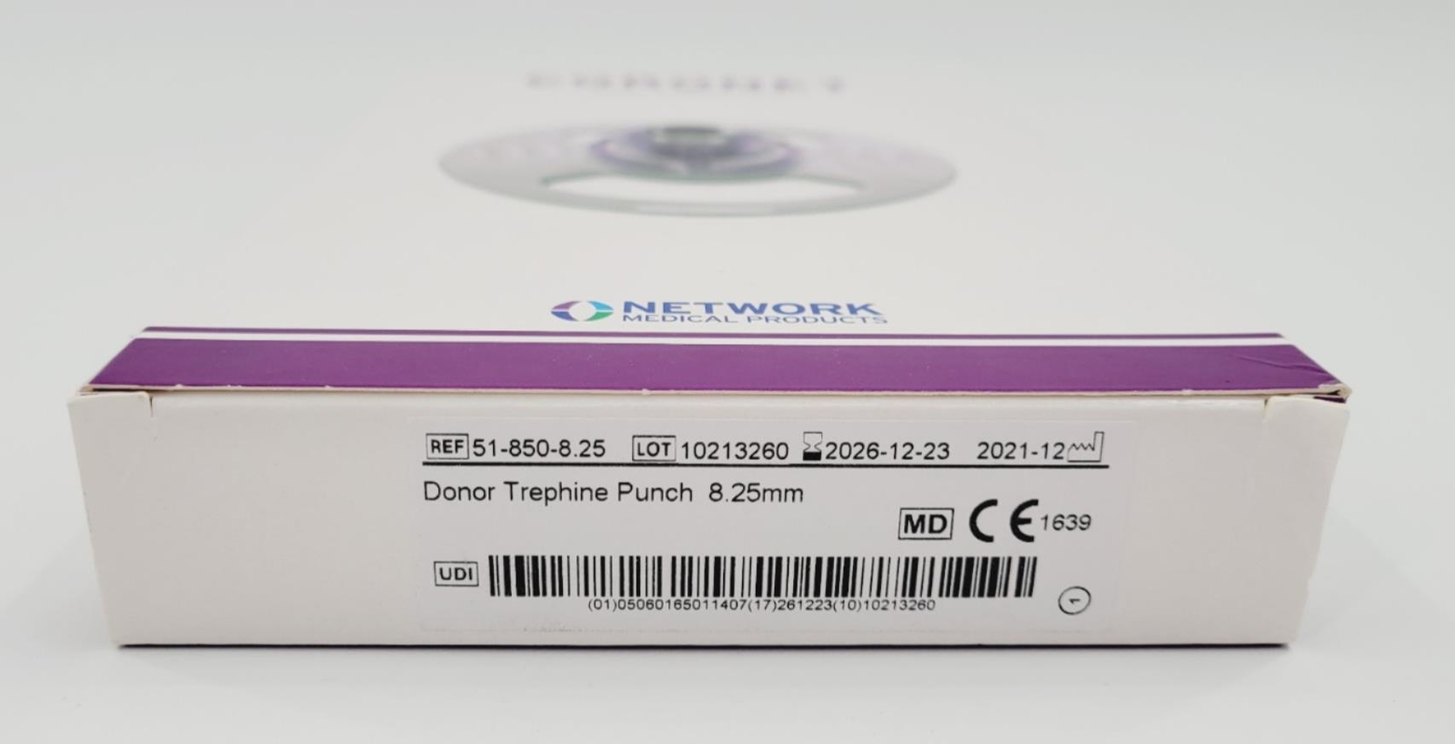 Network Medical 51-850-8.25 Donor Trephine Punch 8.25mm EXP 12-2026