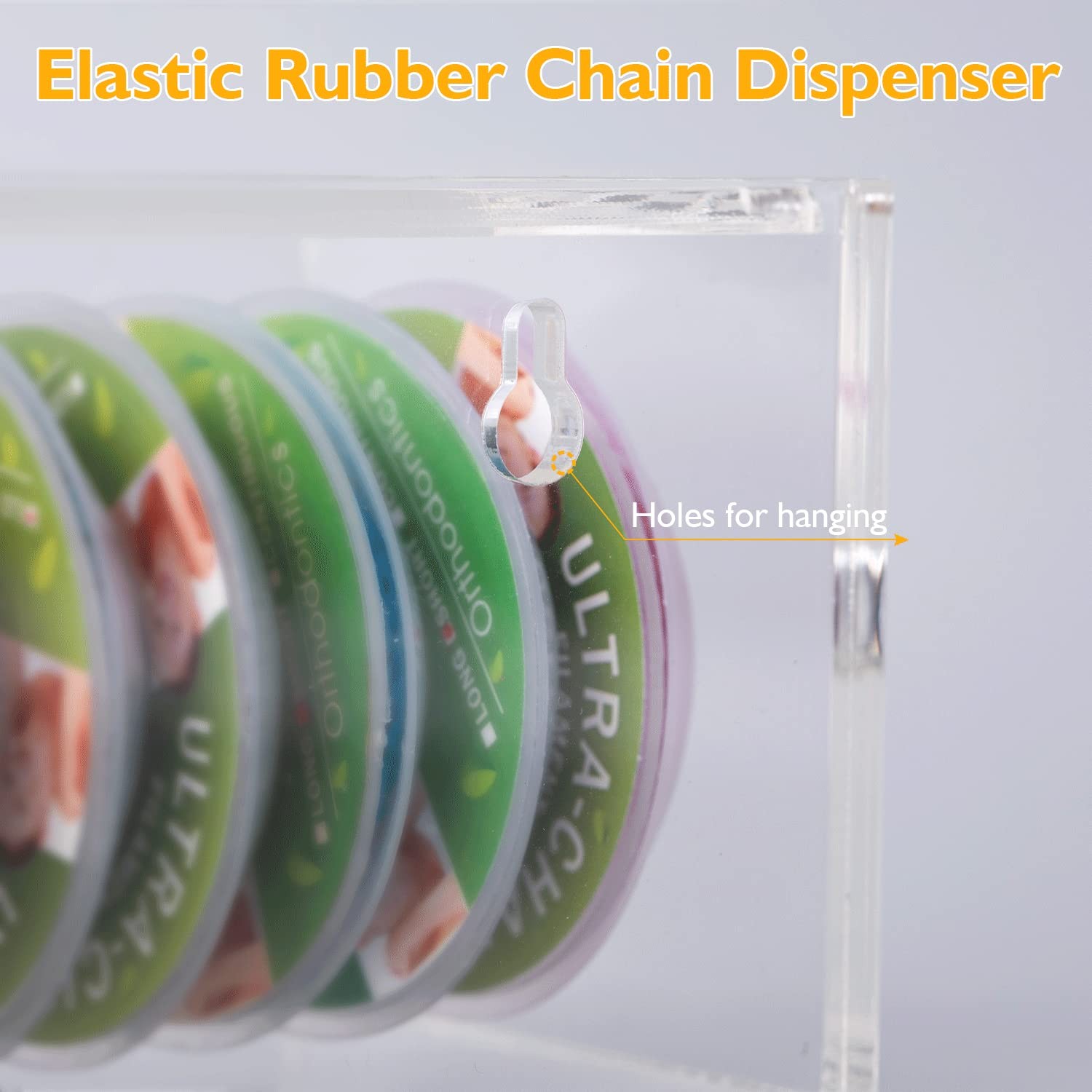 faruijie Power Chain Organizer Case – Dental Orthodontic Elastic Rubber…