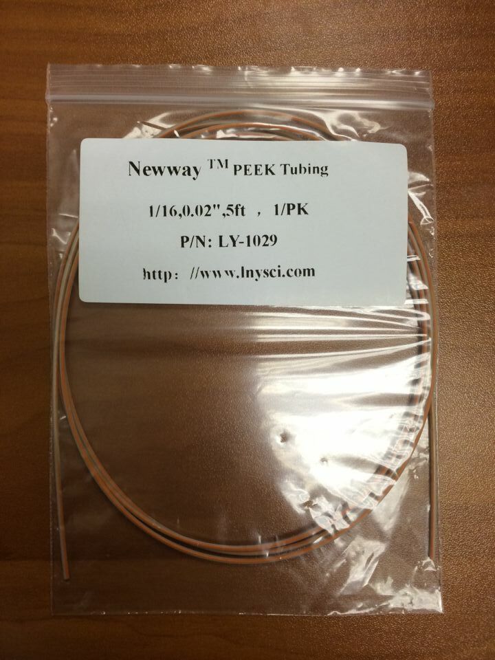 PEEK tubing 1/16OD,0.02″,5ft, LY-1029, HPLC