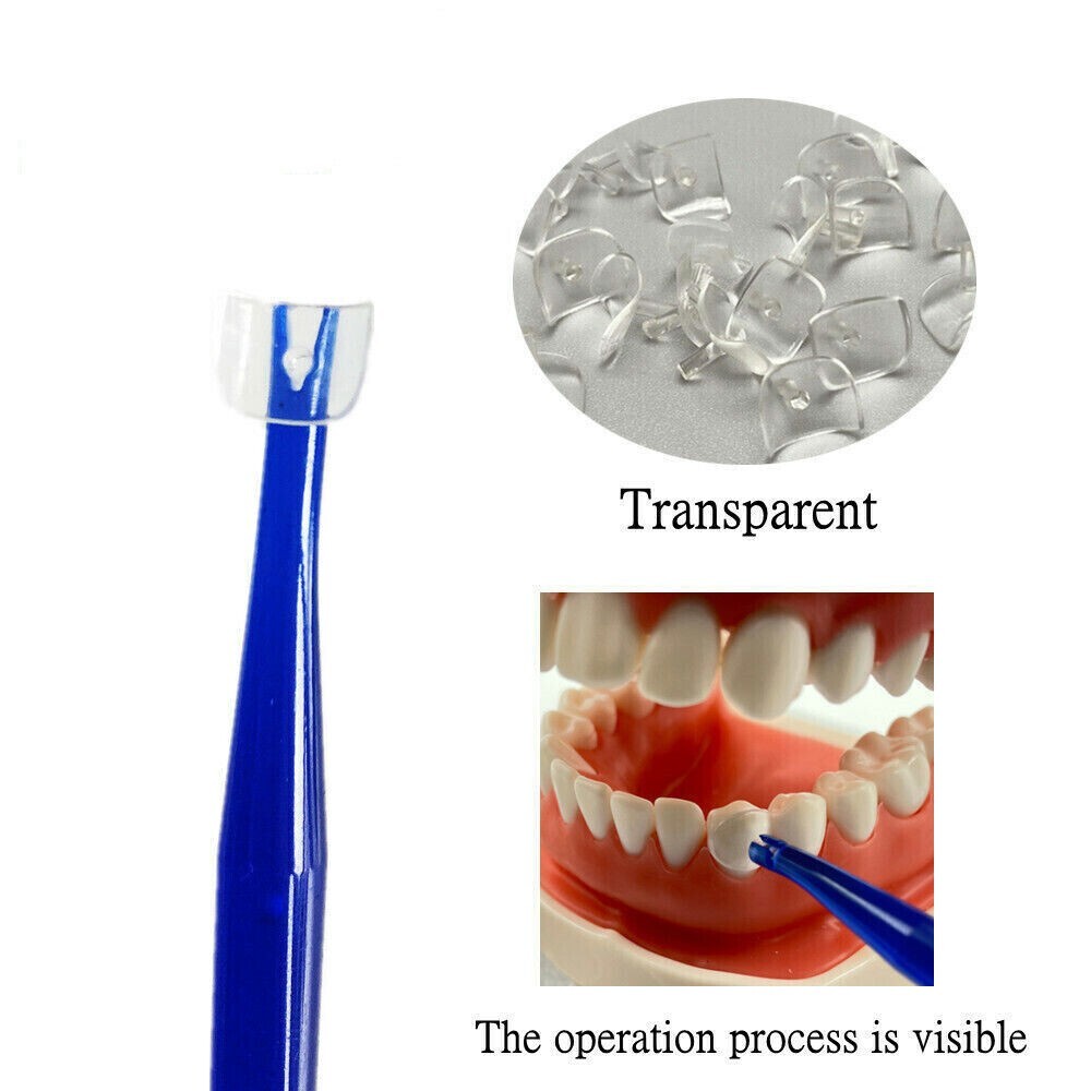 10Packs Dental Cervical Matrices Composite Gingival Retractor Transparent Matrix