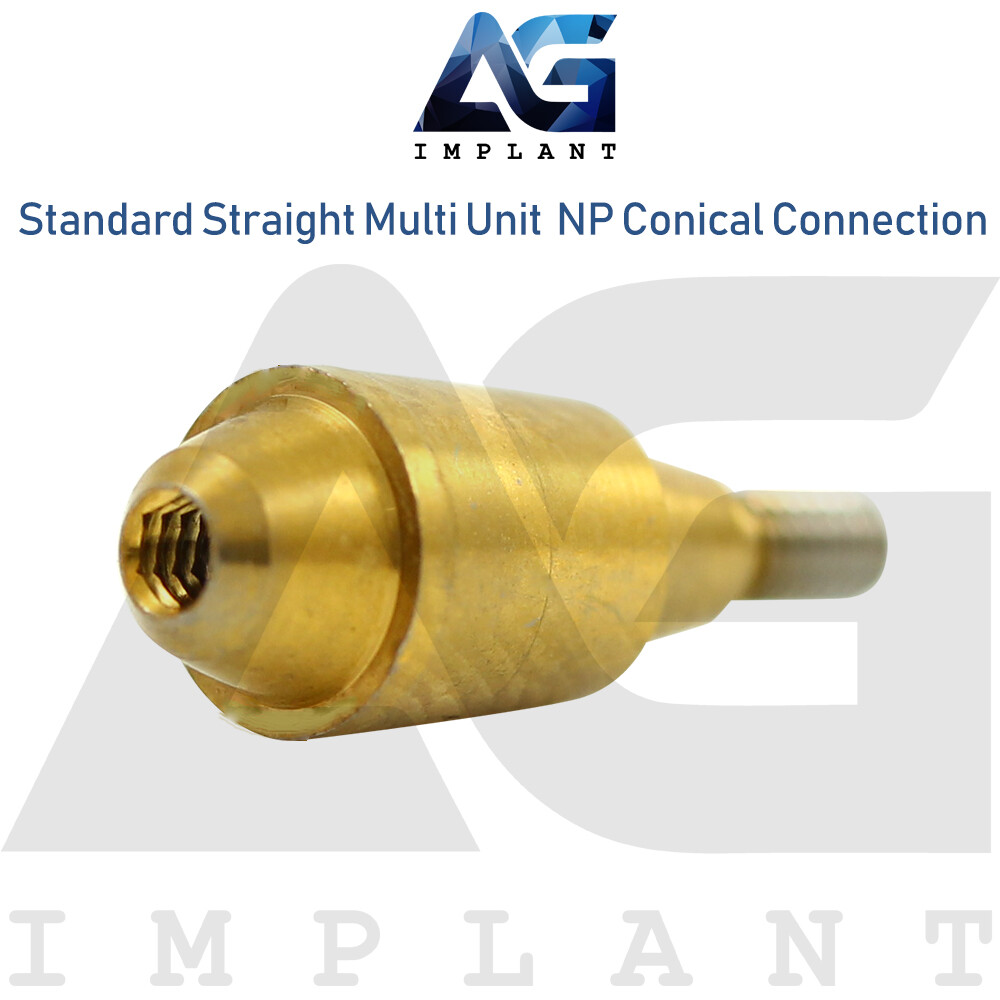 Standard Multi Unit Abutment Conical Connection NP Titanium Set Dental