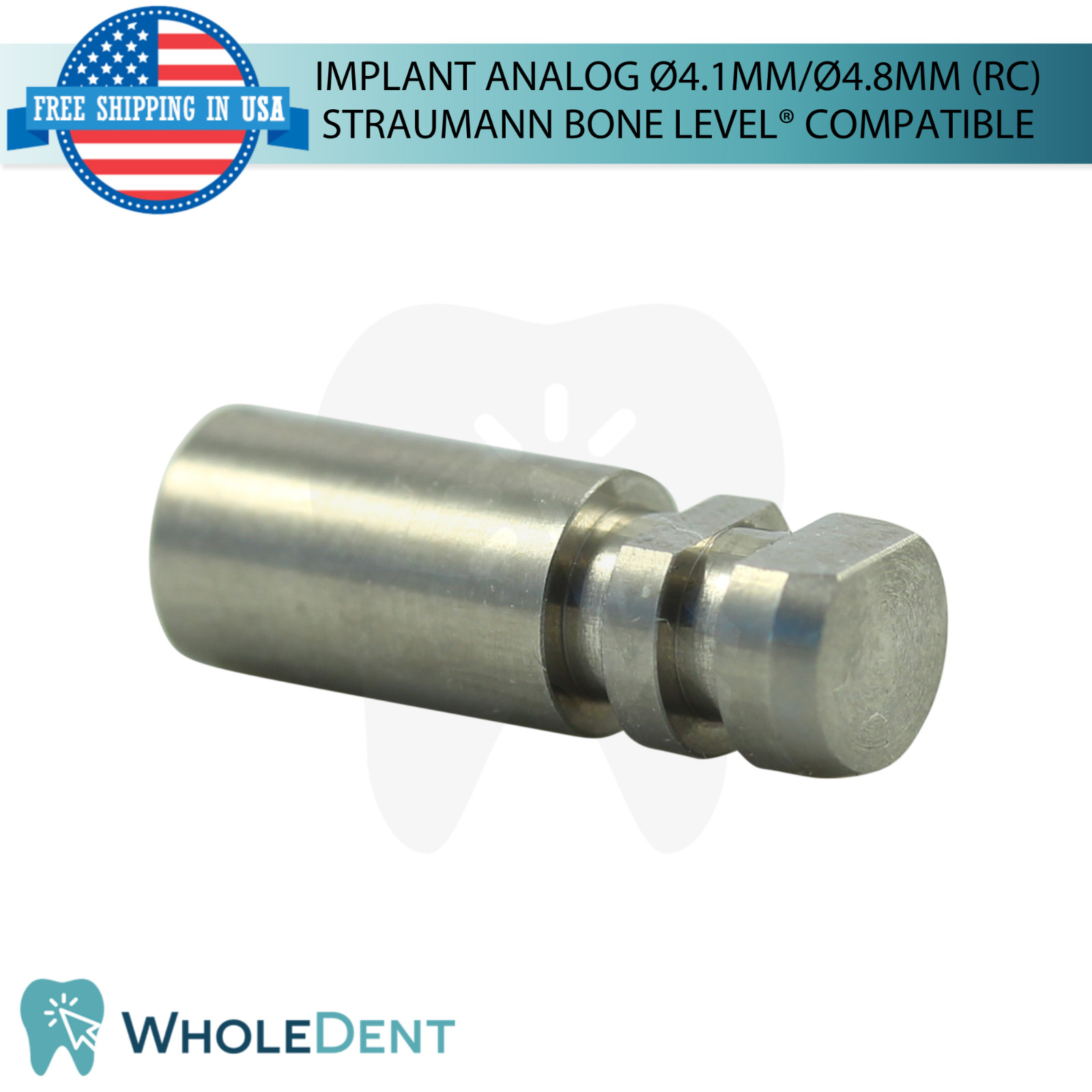 10x Dental Fixture Analog Ø4.1mm/Ø4.8mm Regular Straumann B0ne Level® Compatible