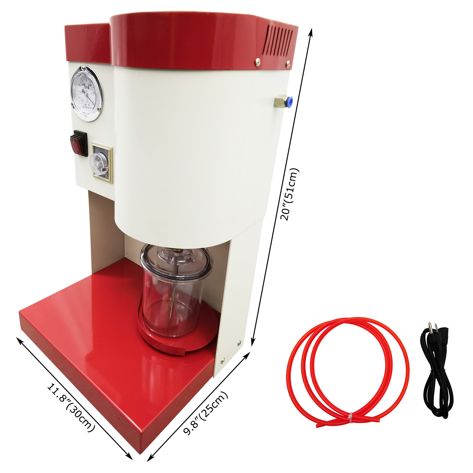 Lab Equipment Gypsum Vacuum Mixer Mixing Machine AGAR Mixer Blender 110V