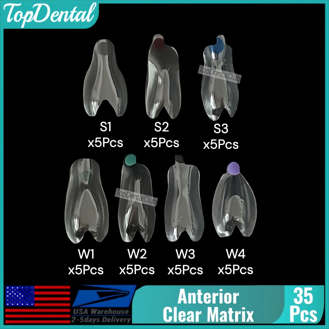 USA Clear Matrix Dental Anterior Posterior Transparent BT Matrices Fits BioClear