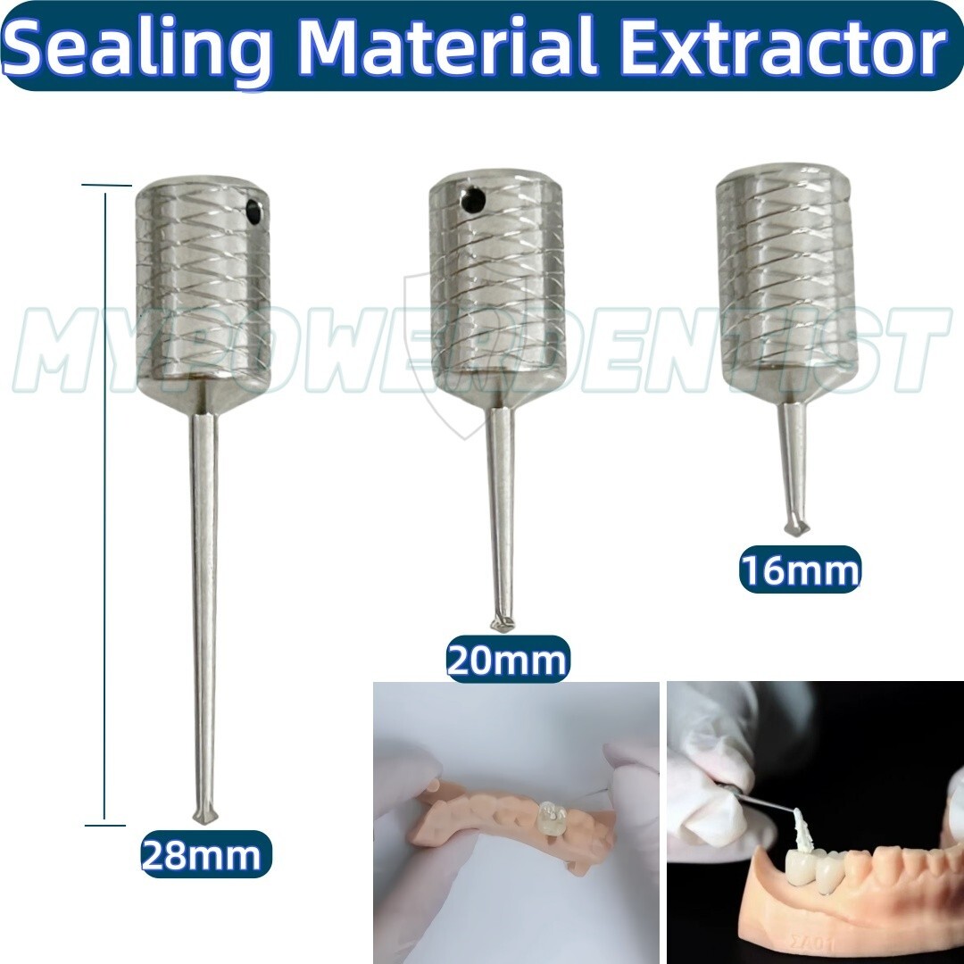 3Size Dental Sealing Material Extractor Remover L16mm L20mm L28mm