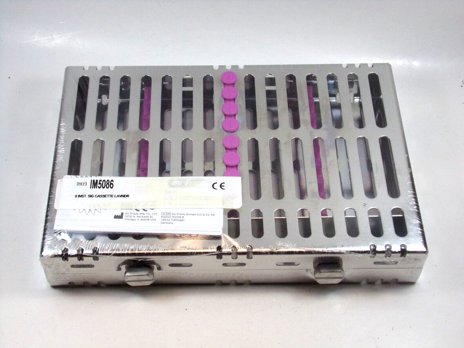 HU FRIEDY 8 Instrument Small Lavender Cassette 5.5″ x 8″ x 1.25″ | IM5086
