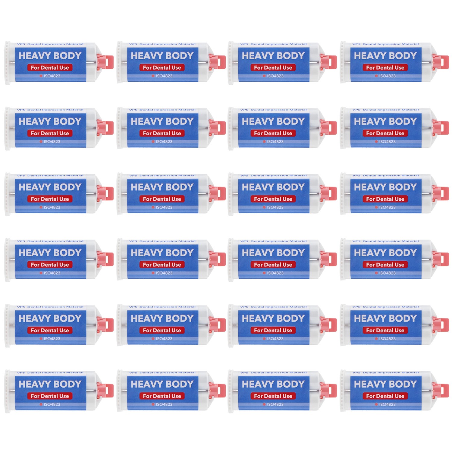 24Pcs Heavy Body Fast Rapid Set Impression Material 50mL Cartridges VPS PVS US