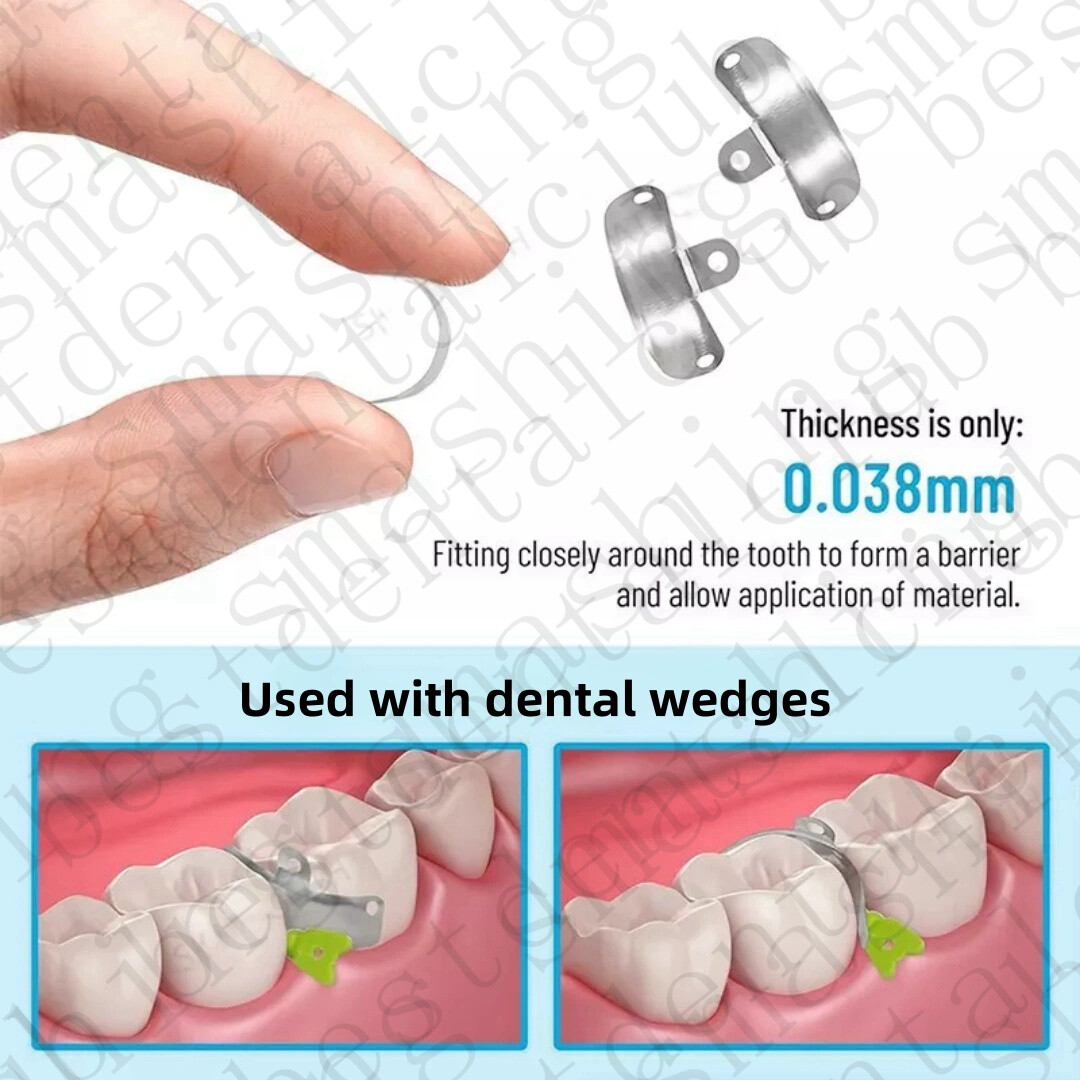 Dental Matrix Bands Ring Sectional Matrice Clamp Fit Palodent V3 System