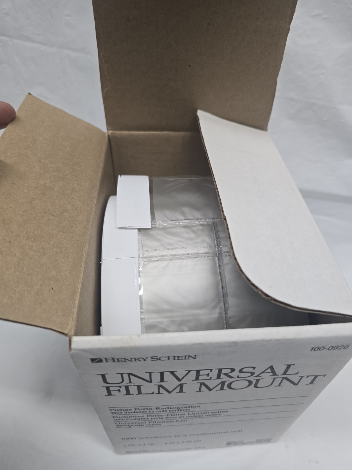 Dental Universal X-Ray Mounts 2-Window, Select and Cut Film Mounts, 1000/Box