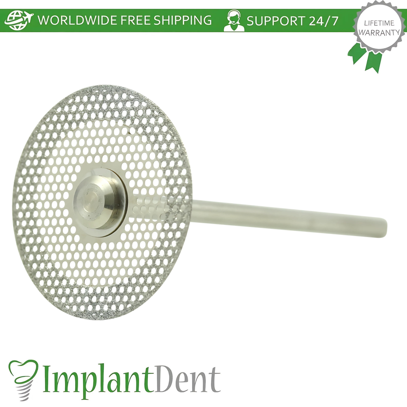 MDT Dental Fine Grit Diamond Coated Double Sided Open Mesh Super Flex Disc Ø22mm