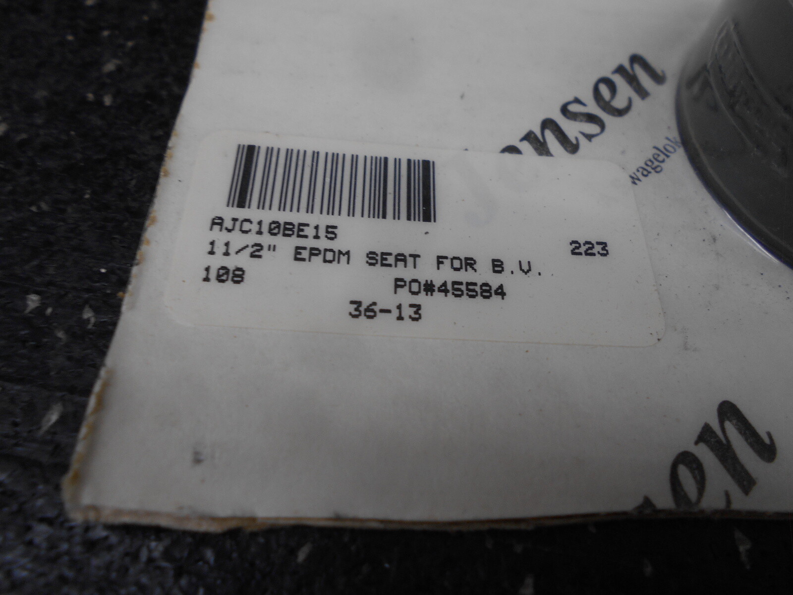 SWAGELOK JENSEN 1 1/2″ BV SEALING GASKET