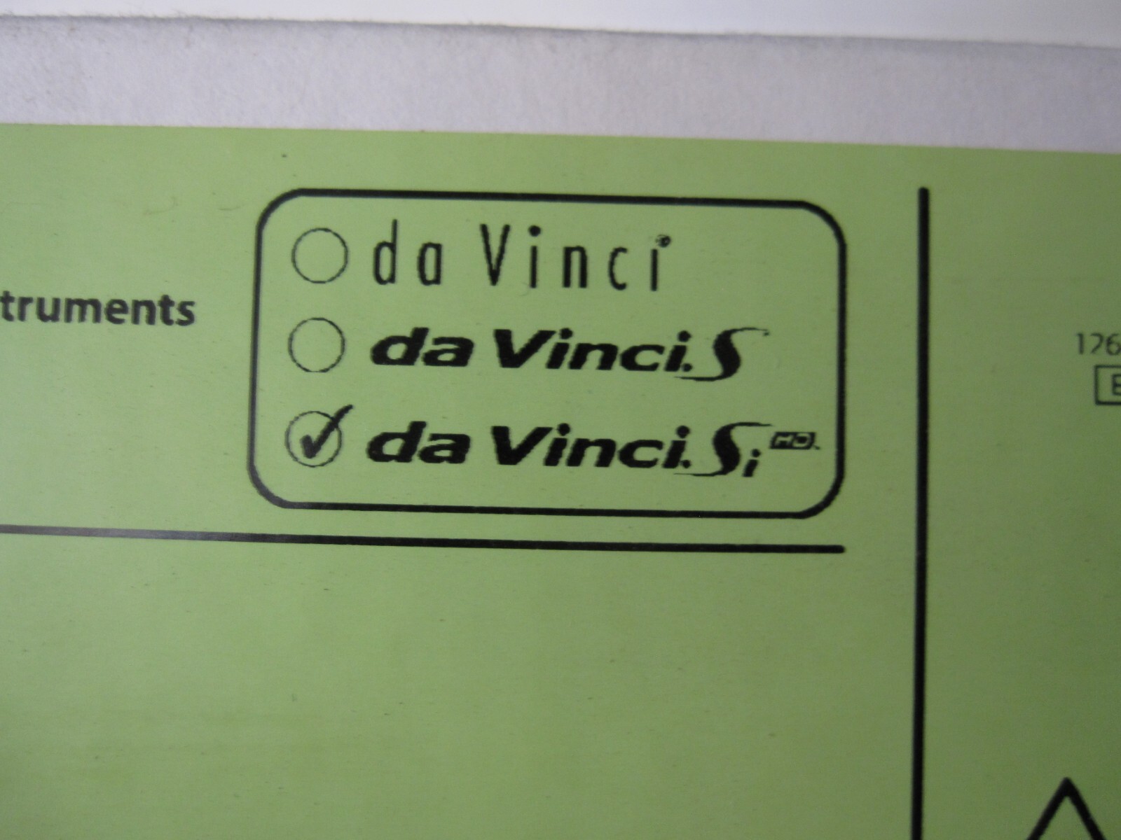 Intuitive Da Vinci 428050 Si HD, New and Sealed