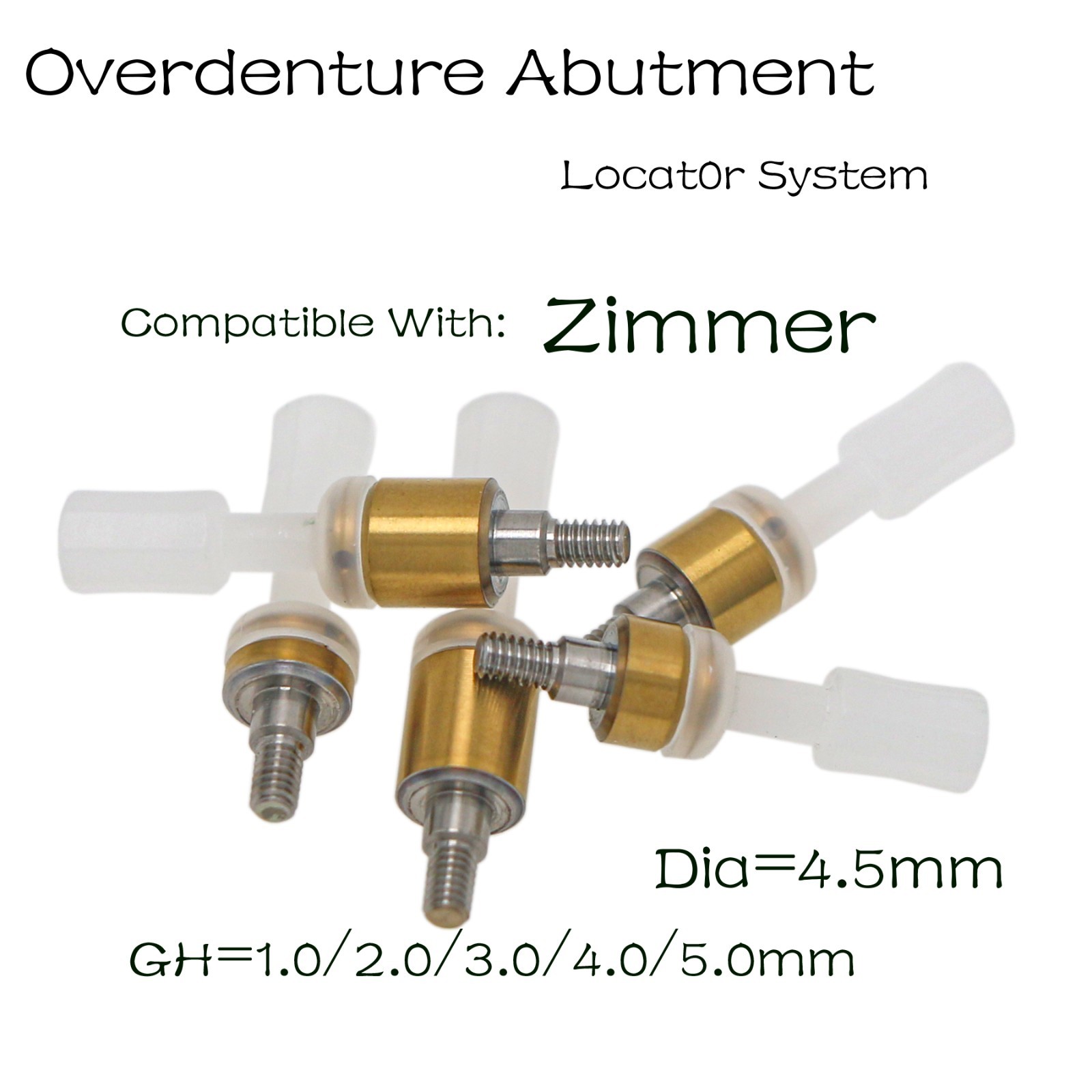 US Zimmer Biohorizons Tapered Internal Hex fits Locator Abutment 4.5mm Platform