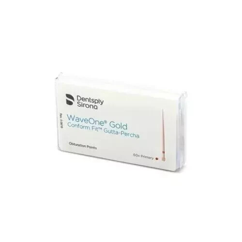 WaveOne Gold Conform Fit Gutta Percha by Dentsply (All sizes) (60/pack)