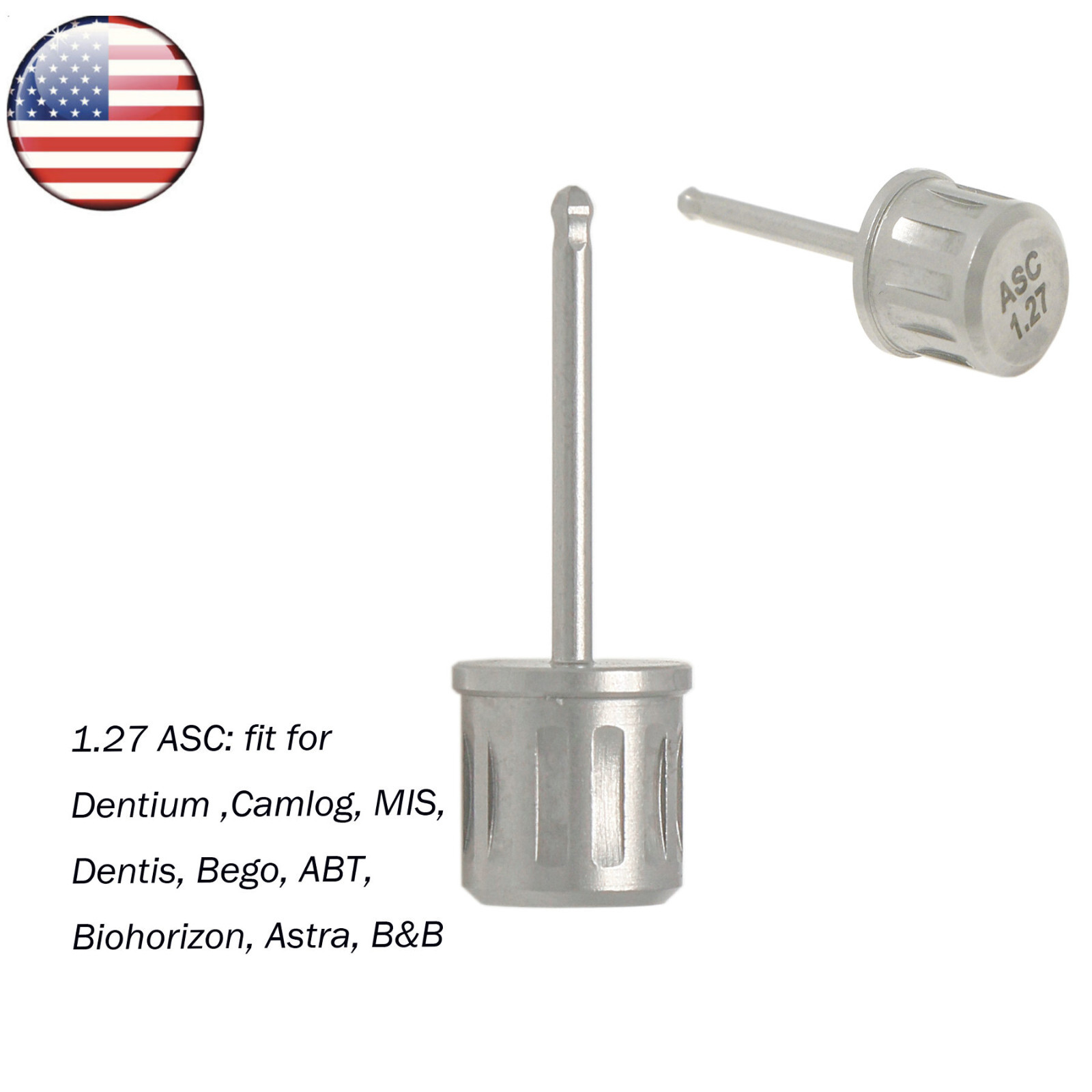 US Dental Angled Implant Screwdriver Angulated Screw Channel Driver ASC 1.27 Mis